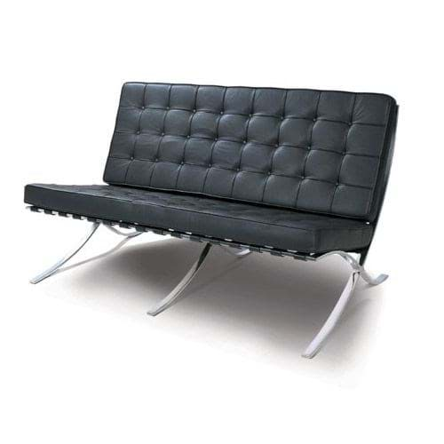 Imagen de Mies van der Rohe Barcelona - Loveseat sofa (1929)