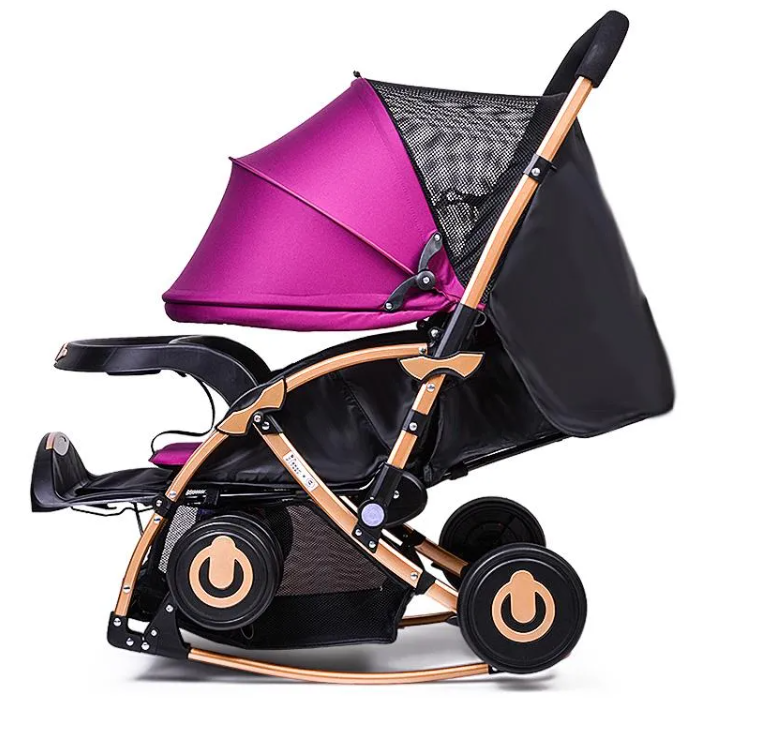 Picture of Baby Stroller C3 Pram for Your Baby with Rocking Mood and Adjustable Handle Bar